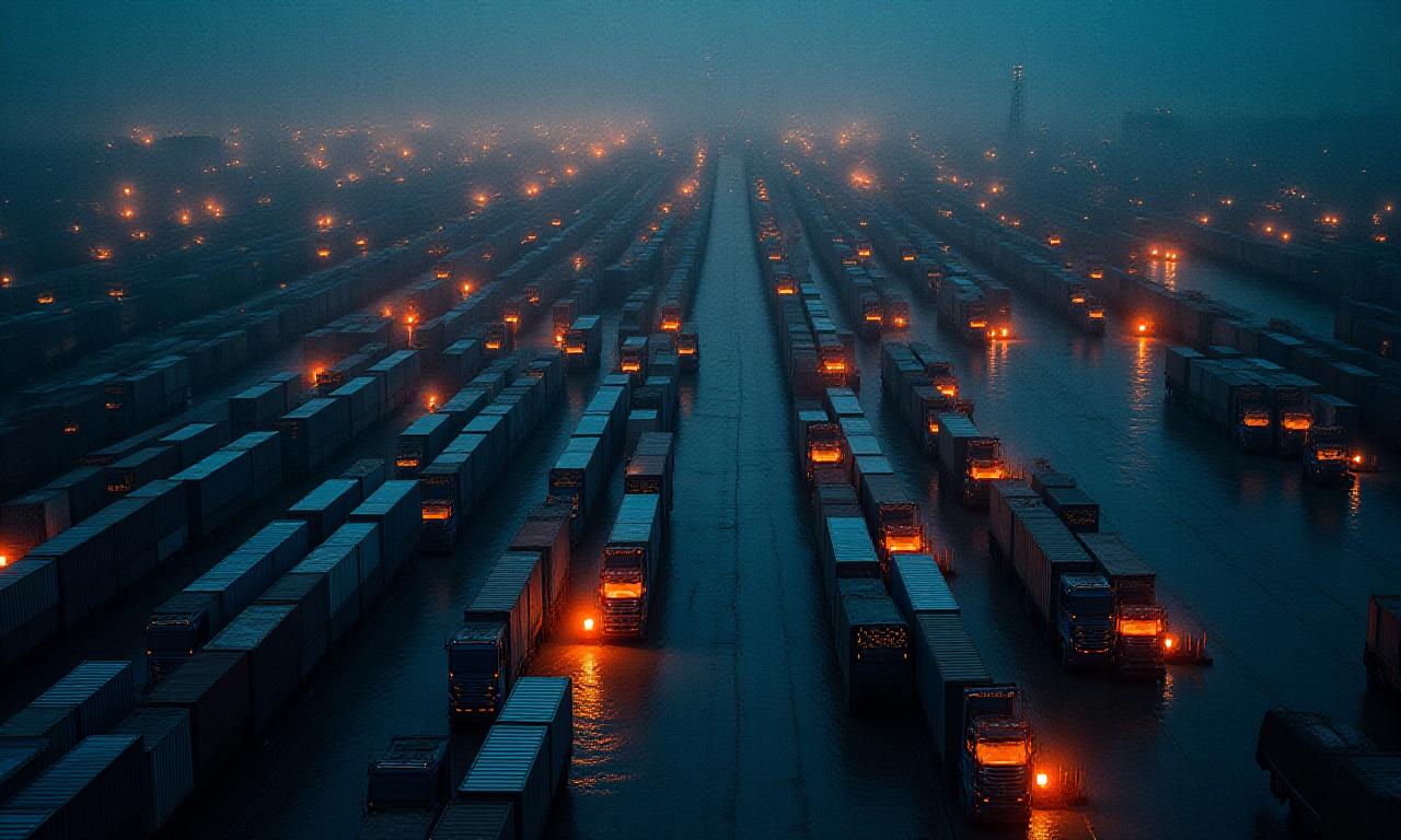 Global logistics network and heavy trucking infrastructure